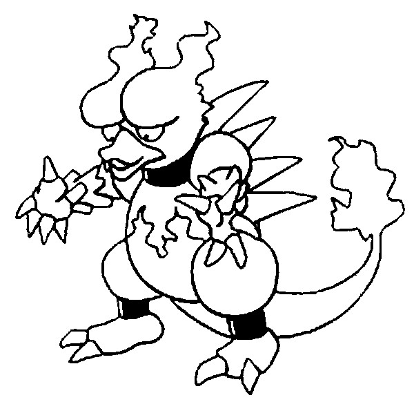 Coloriage d'un personnage de Pokémon Go en pleine exploration
