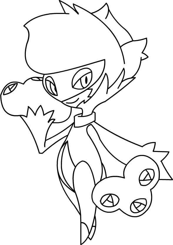 Coloriage Pokémon Go avec un Pikachu en pleine action