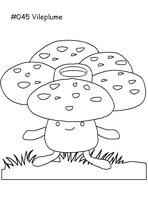Coloriage d'un personnage Pokémon en pleine aventure