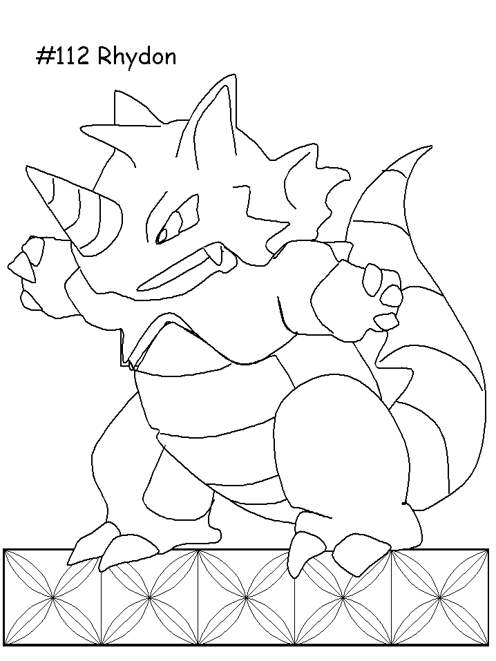Coloriage de Pokémon Go avec un personnage emblématique en pleine action