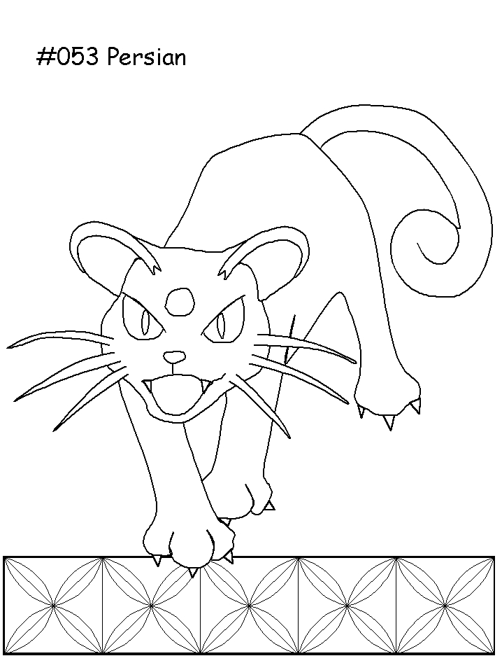 Coloriage de Pokémon Go avec un Pokémon en action dans un paysage naturel