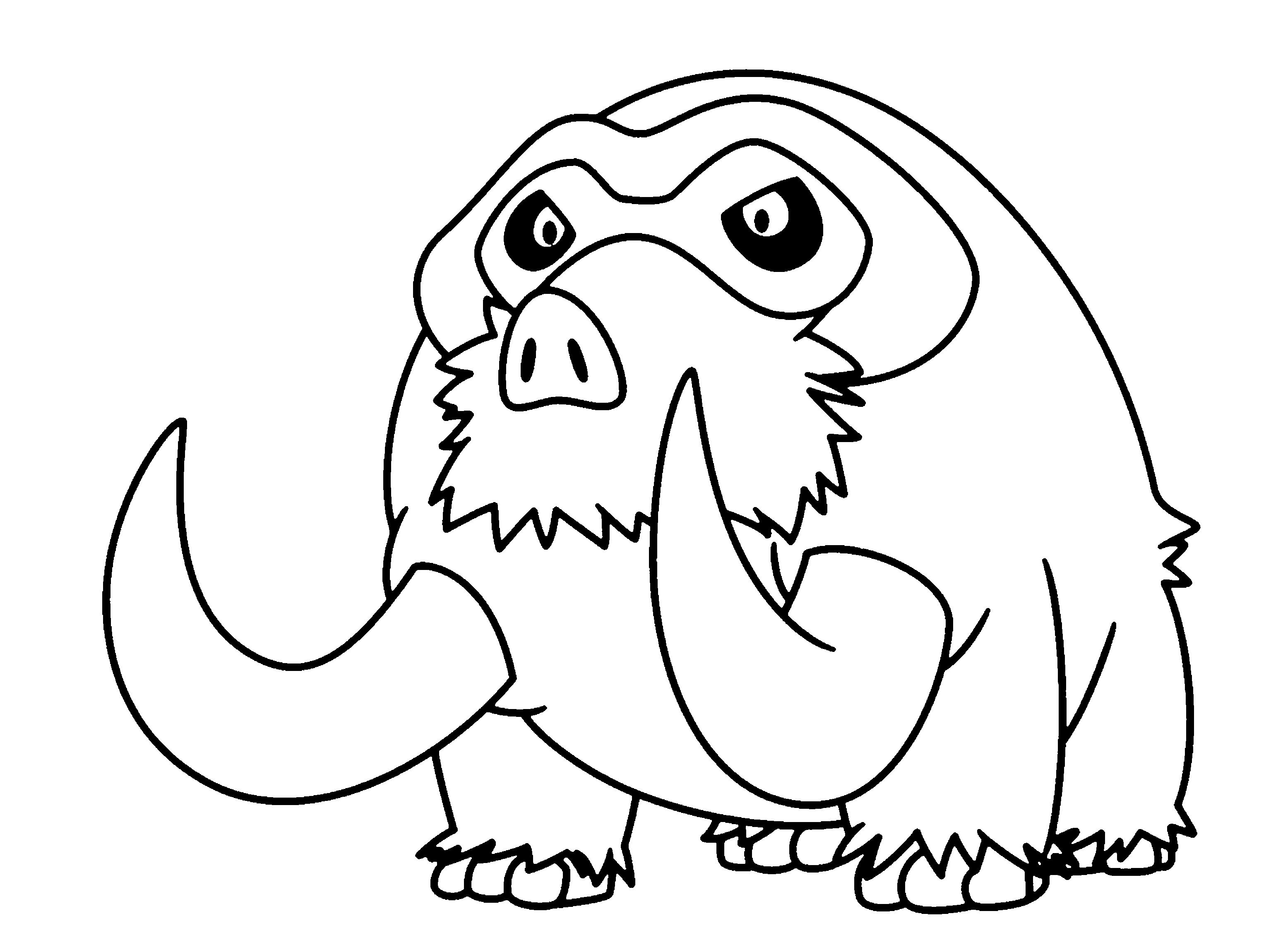 Coloriage de Pokémon : un adorable Pikachu sur fond de forêt