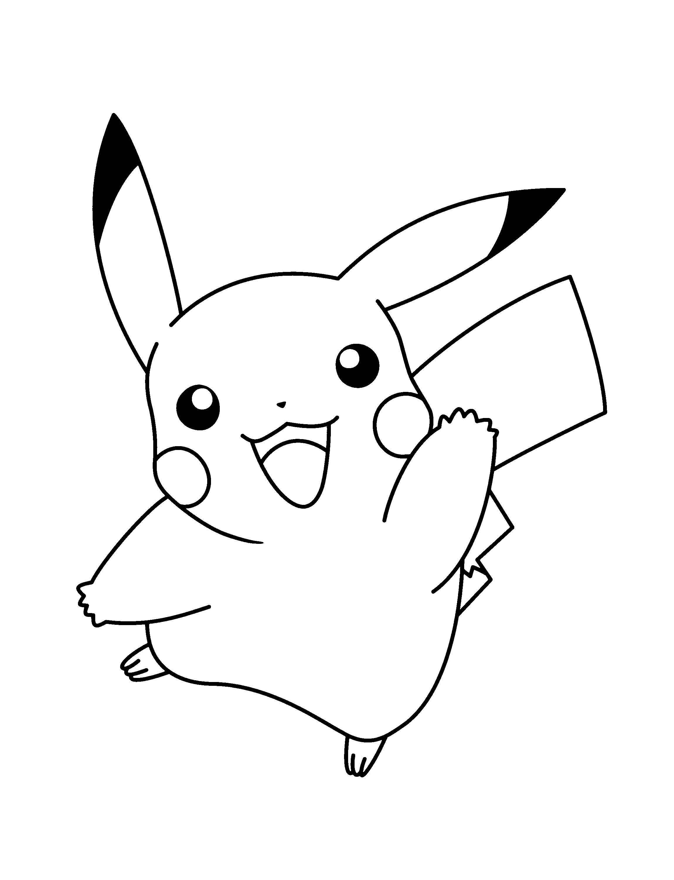 Coloriage d'un Pokémon dans un environnement naturel