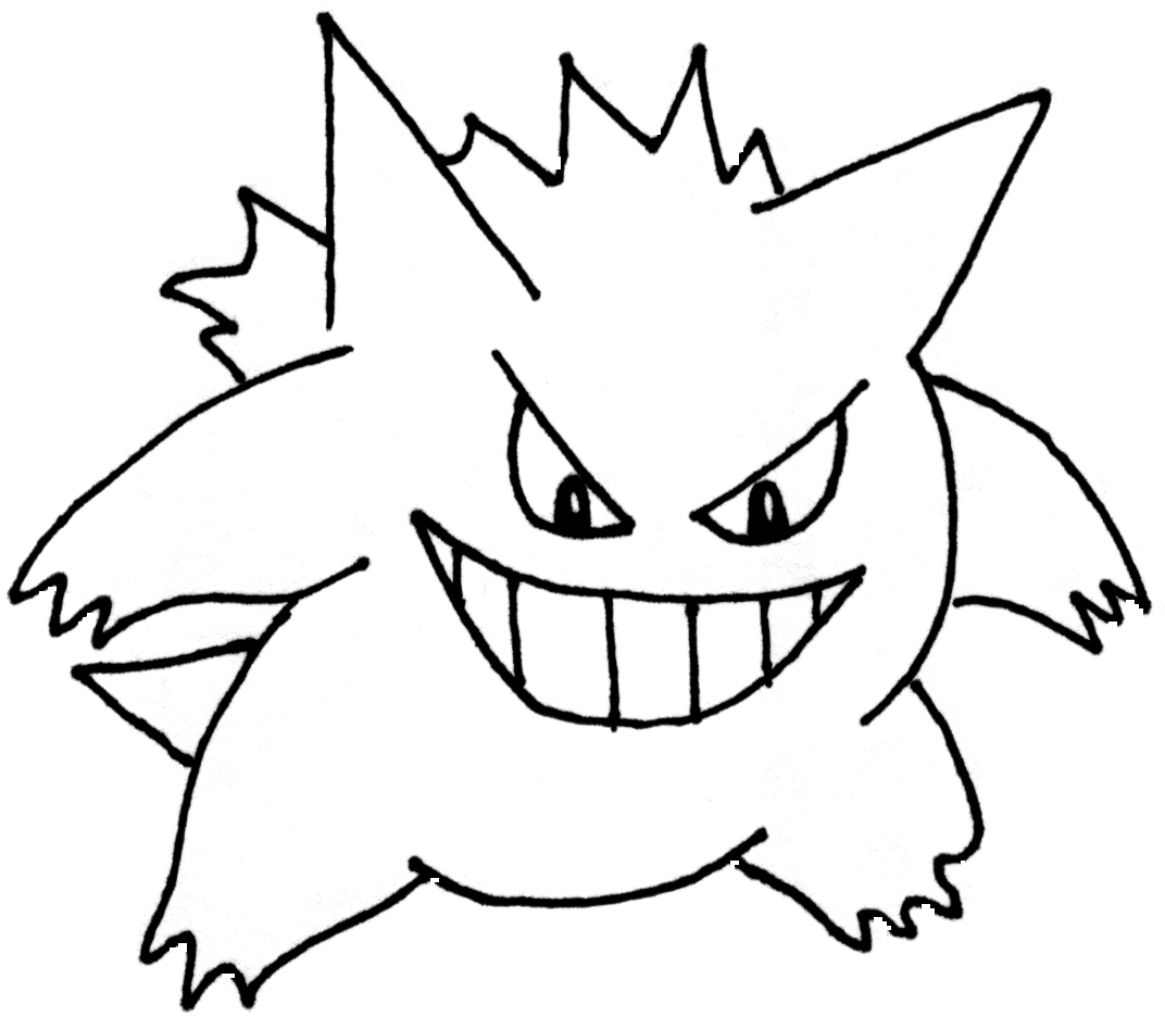 Coloriage Pokémon avec Pikachu et une Pokéball dans un décor naturel