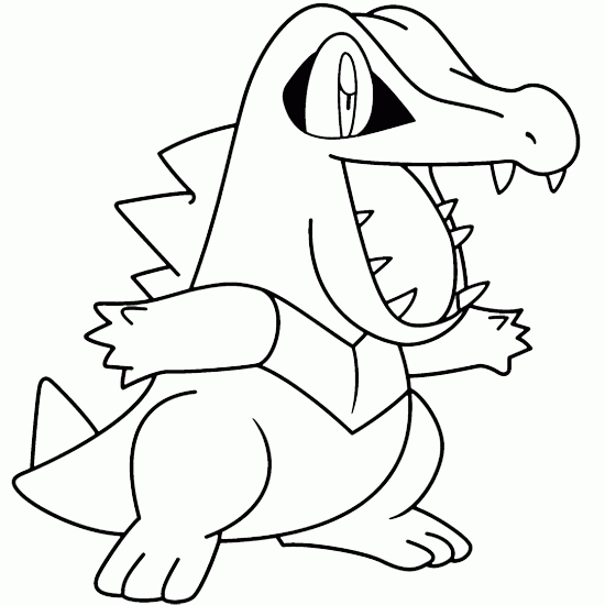 Coloriage de Pokémon avec un personnage emblématique en action