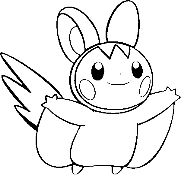 Un Pokémon mignon sur un fond de nature