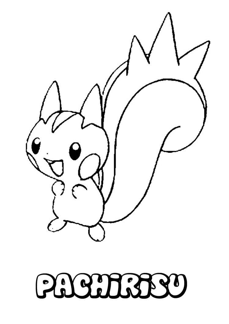 Coloriage de Pokémon avec un personnage emblématique dans une pose dynamique