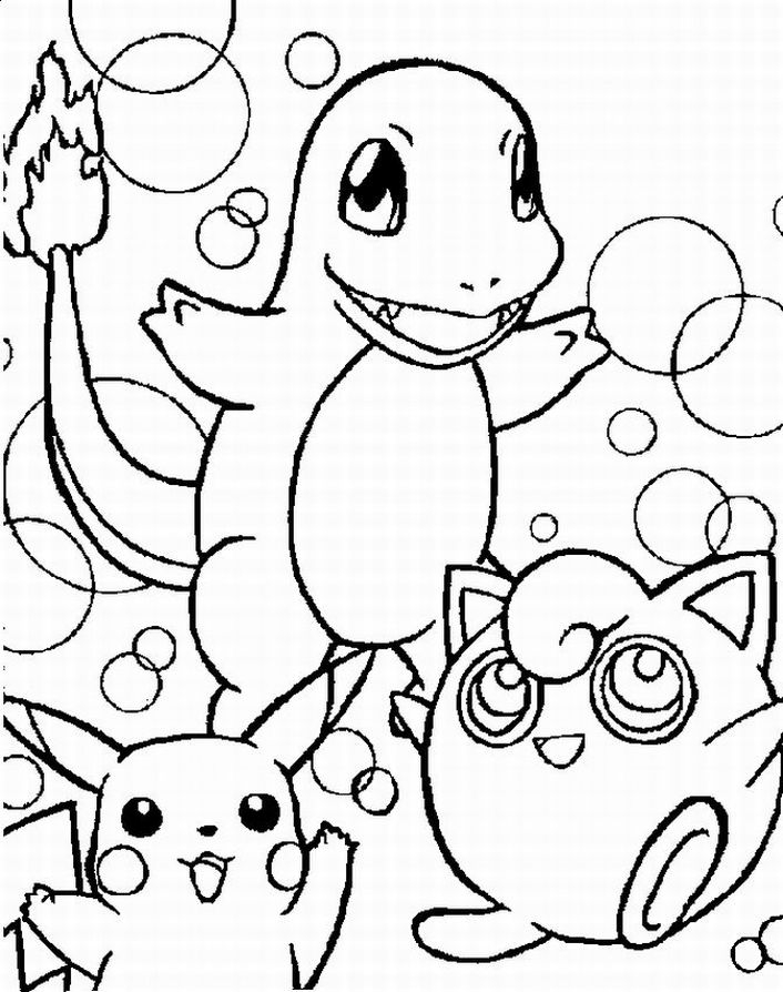 Pokémon en pleine aventure dans un décor naturel