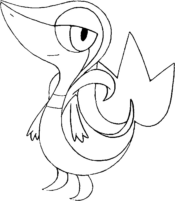 Coloriage d'un Pokémon en pleine action dans un décor naturel