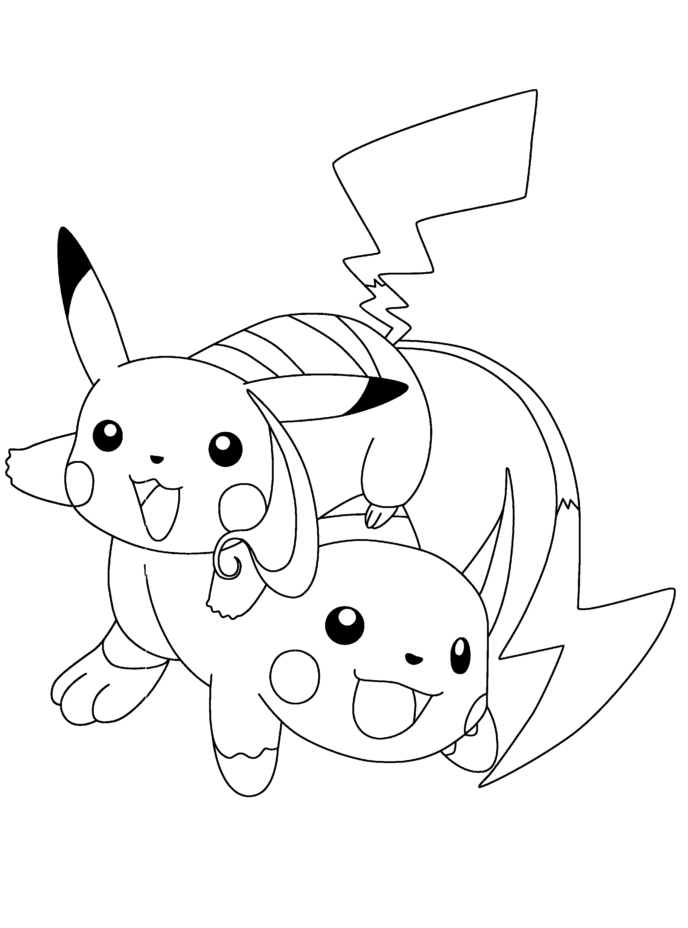 Pokémon en pleine aventure dans un décor naturel