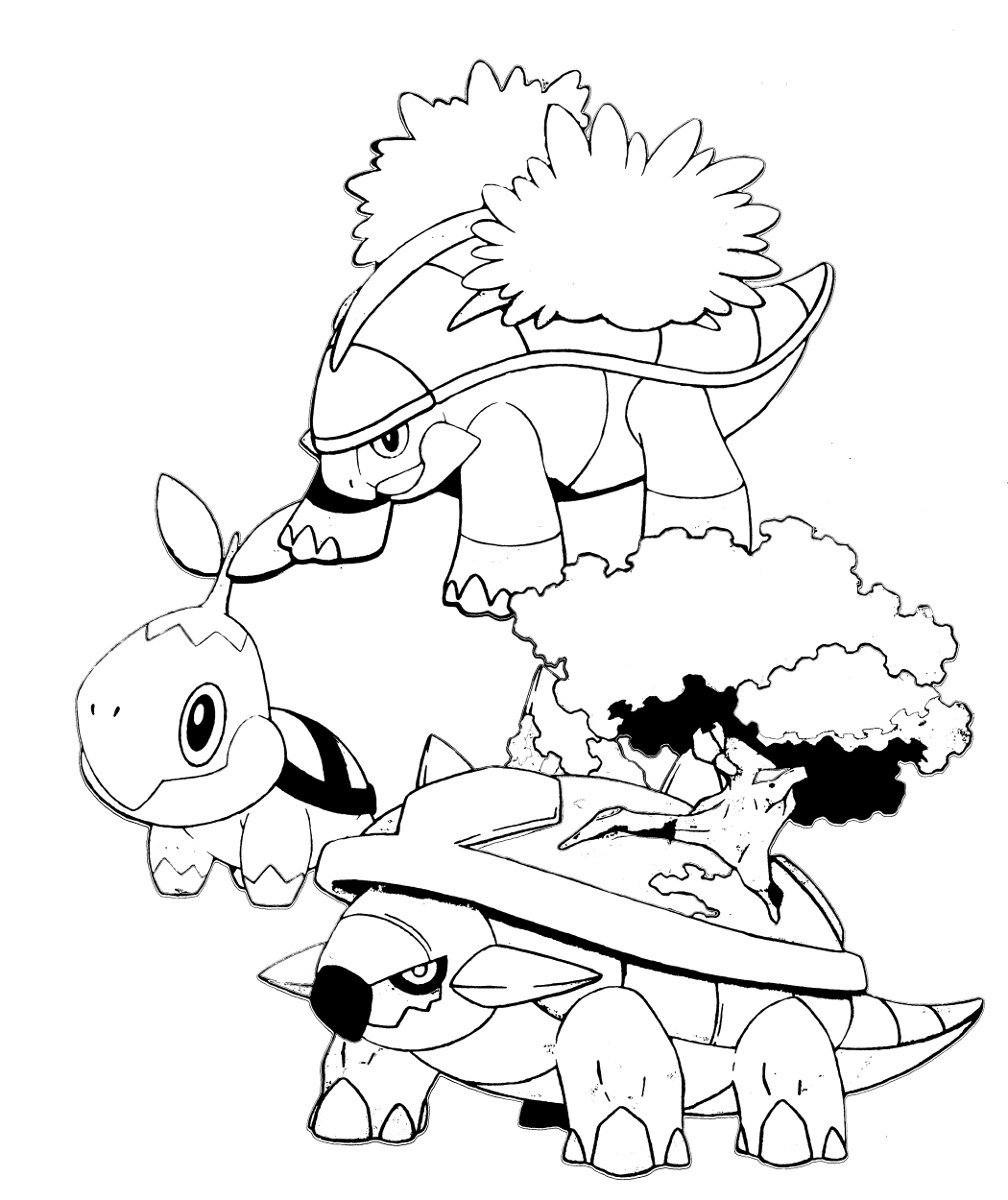 Coloriage d'un Pokémon emblématique en pleine action