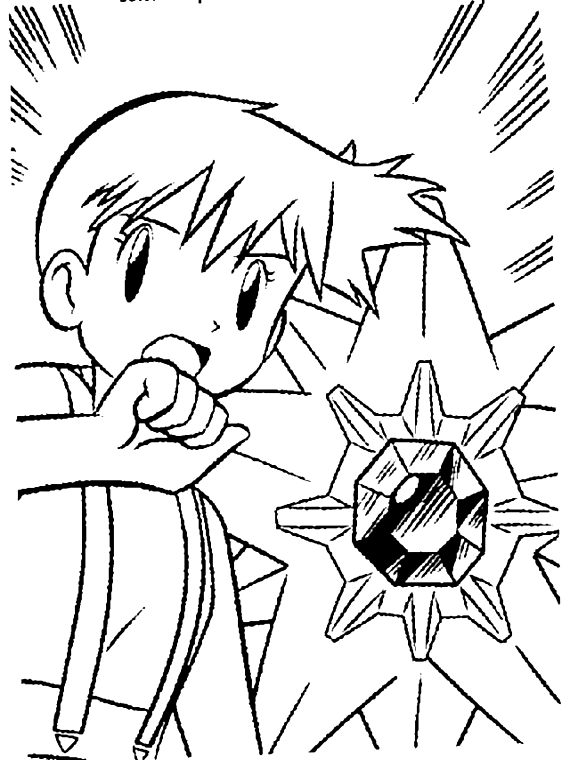 Coloriage de Pokémon avec Pikachu et des éléments naturels