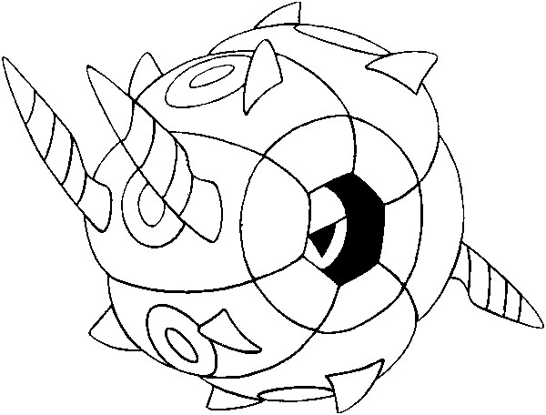 Coloriage de Pokémon en pleine aventure dans la nature