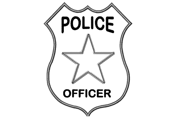 Un policier en action dans un décor urbain