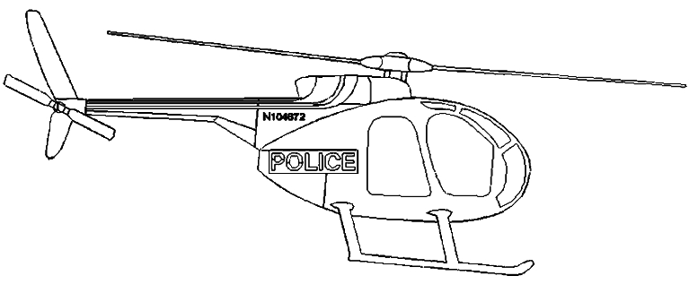 Un policier en mission sur le terrain