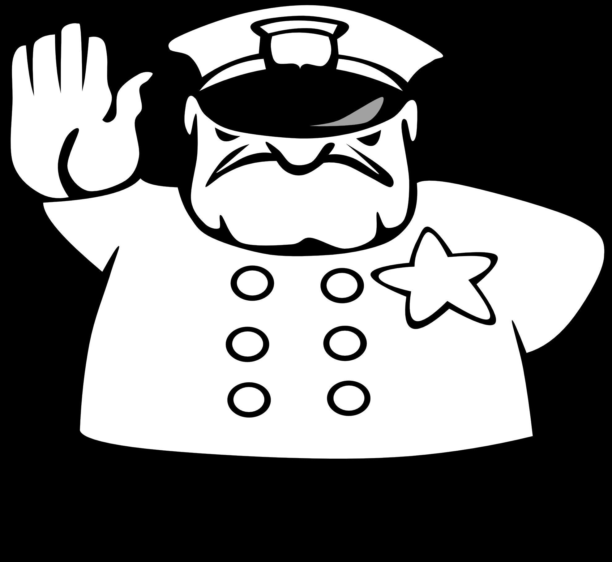 Un policier en action dans un environnement urbain