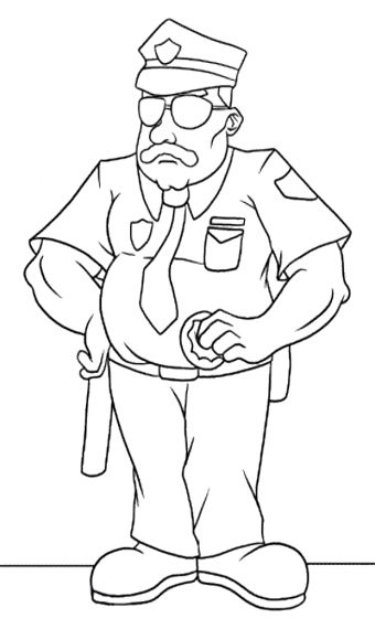 Coloriage Policier #31726 à imprimer Coloriage Policier #31726 à imprimer