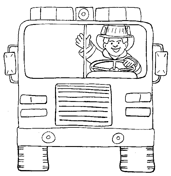 Un pompier en action avec son camion dans un environnement urbain