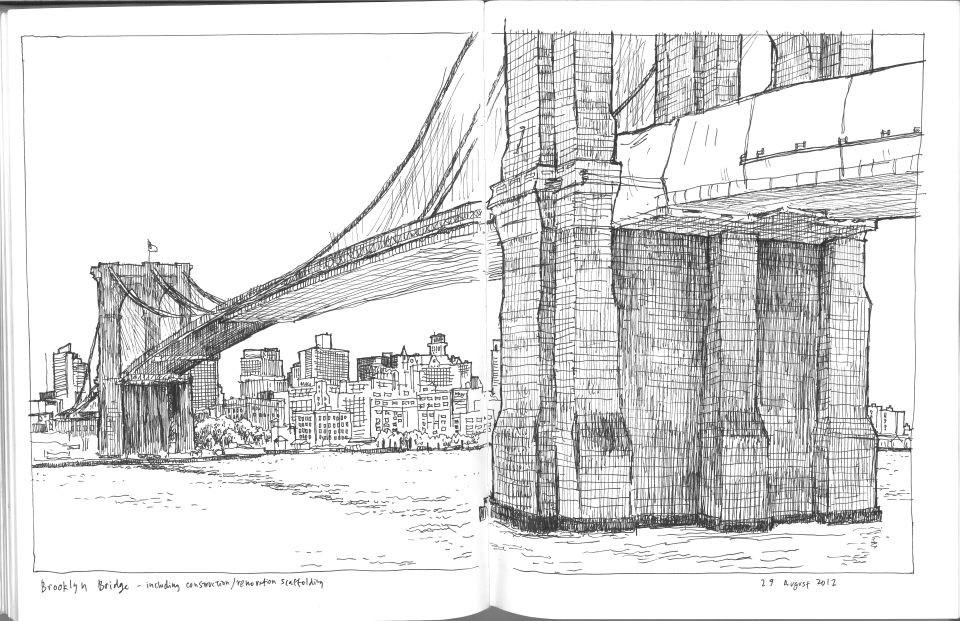 Coloriage d'un pont majestueux au-dessus d'une rivière tranquille