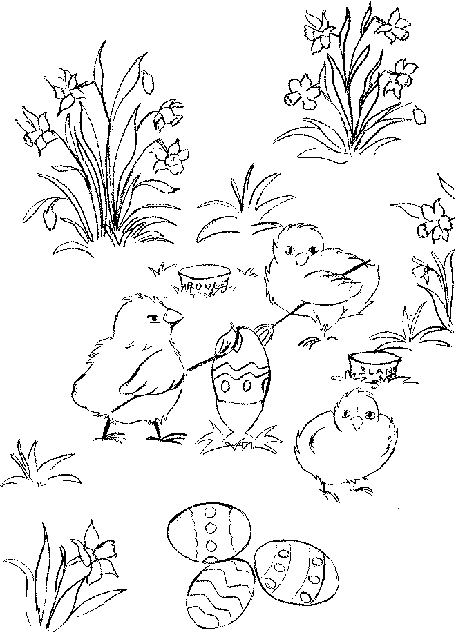 Un poussin joyeux en pleine nature