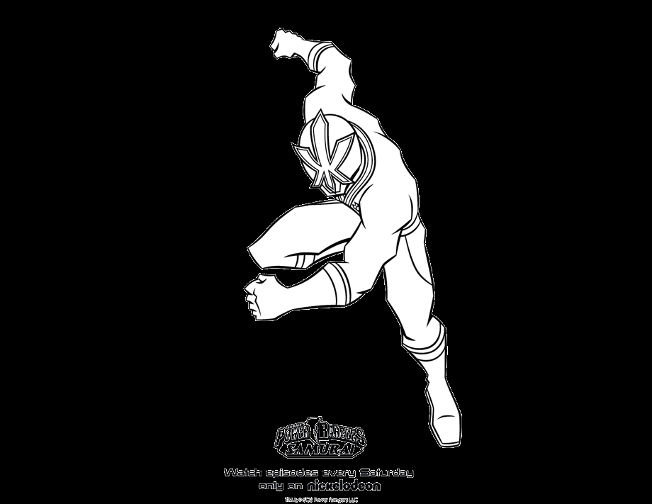 Coloriage des Power Rangers en action dans un décor dynamique