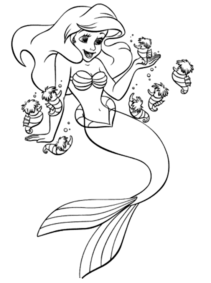 Coloriage d'une princesse dans un jardin fleuri