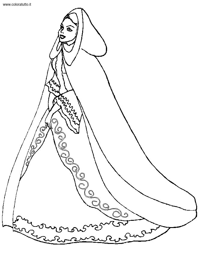 Une princesse avec une robe élégante dans un jardin fleuri