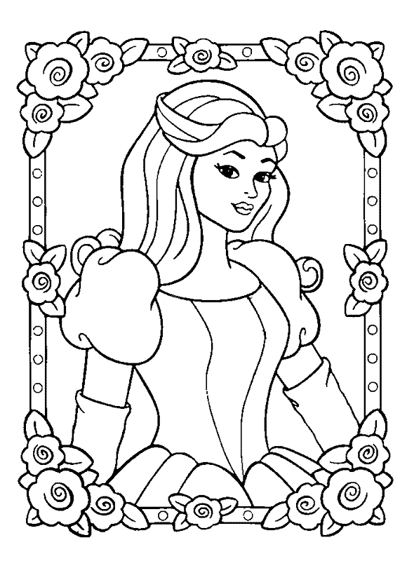 Une princesse souriante dans son jardin fleuri