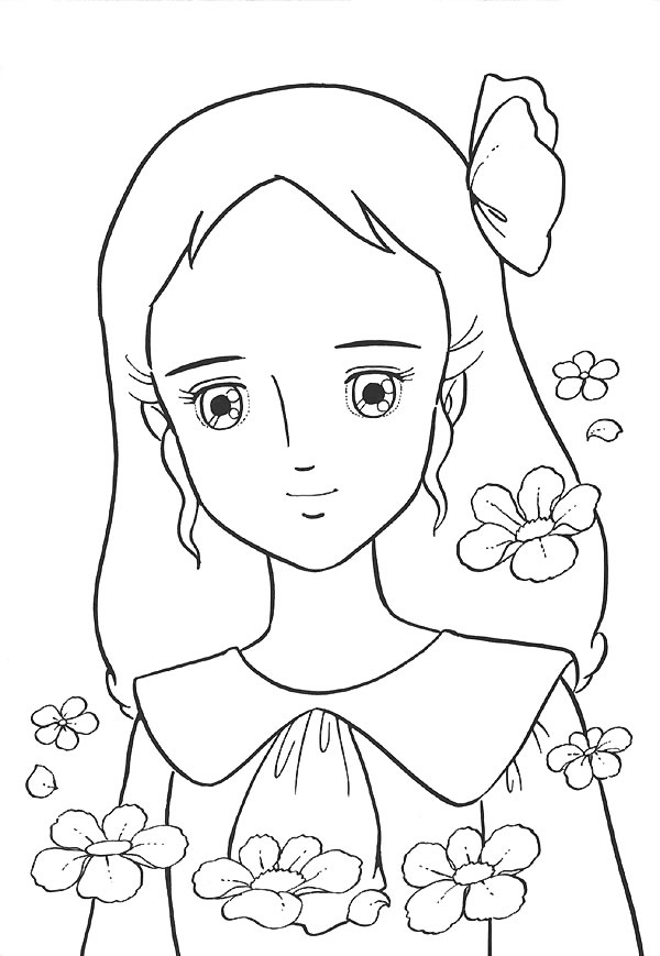 Une princesse en pleine contemplation dans son jardin Une princesse en pleine contemplation dans son jardin