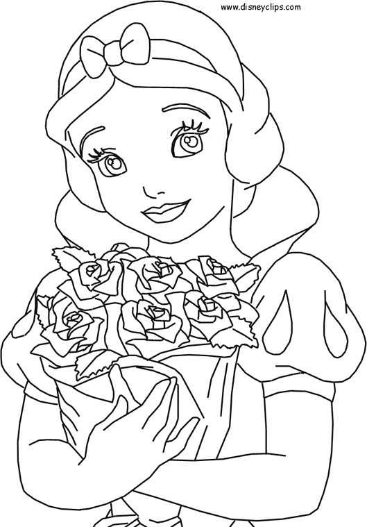 Coloriage d'une princesse au milieu d'un jardin fleuri Coloriage d'une princesse au milieu d'un jardin fleuri