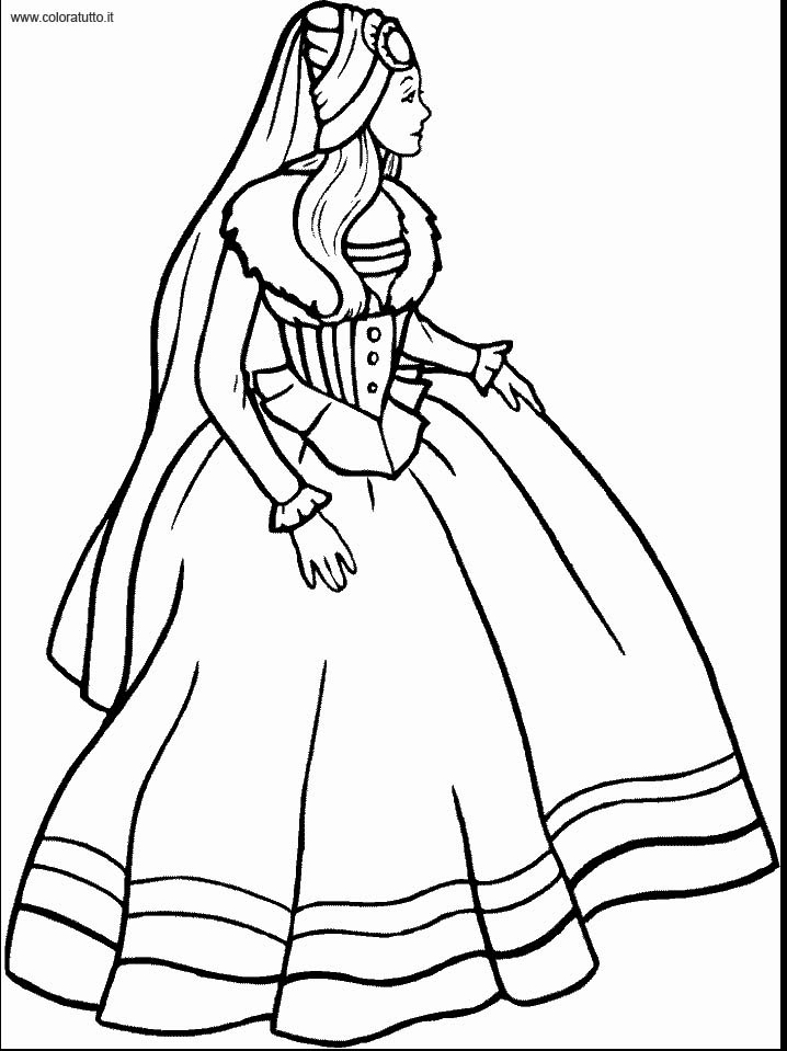 Une princesse en robe élégante avec un château en arrière-plan