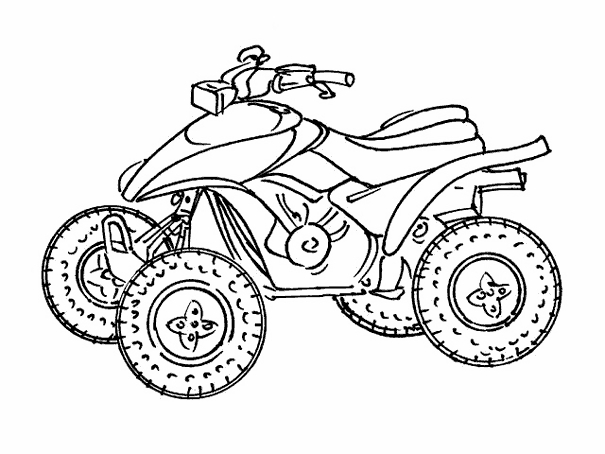 Coloriage Quad / VTT #47326 à imprimer Coloriage Quad / VTT #47326 à imprimer