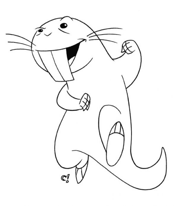Un rat joyeux en pleine exploration sur un chemin