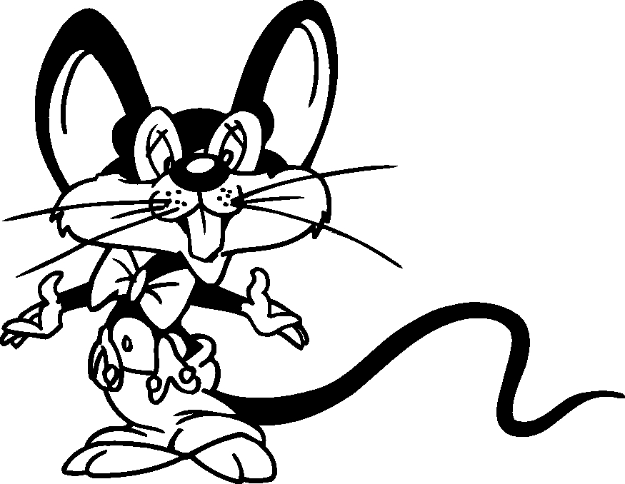 Un rat curieux explorant un décor urbain