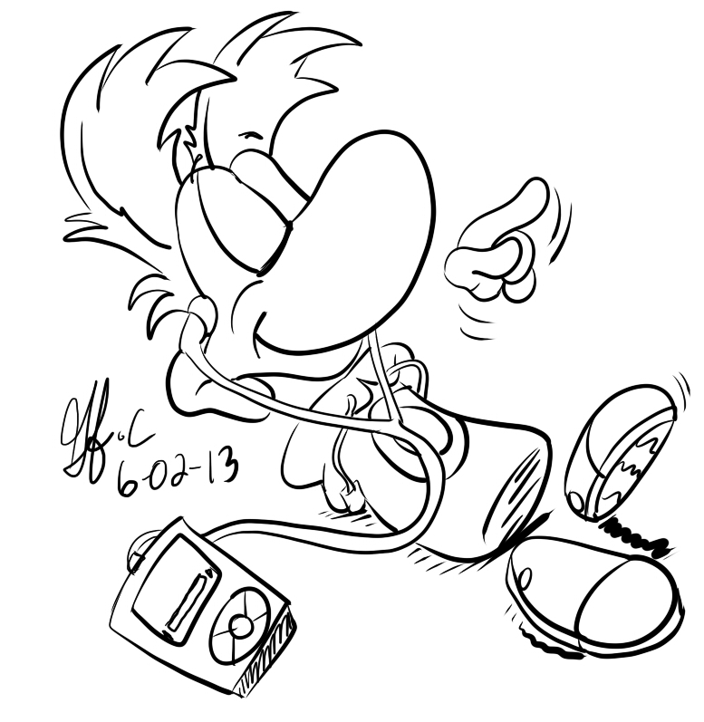Coloriage Rayman #29394 à imprimer