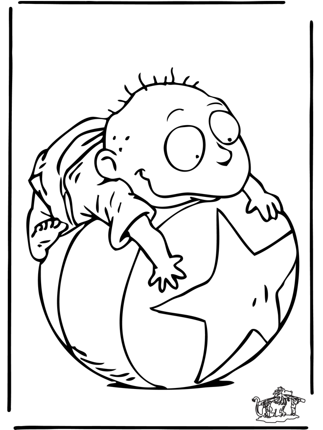 Coloriage des Razmokets en pleine aventure dans un décor ludique