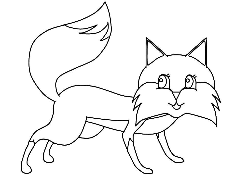 Renard dans une forêt avec des détails naturels