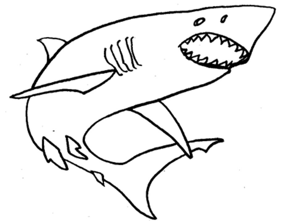 Un requin nageant dans les profondeurs marines