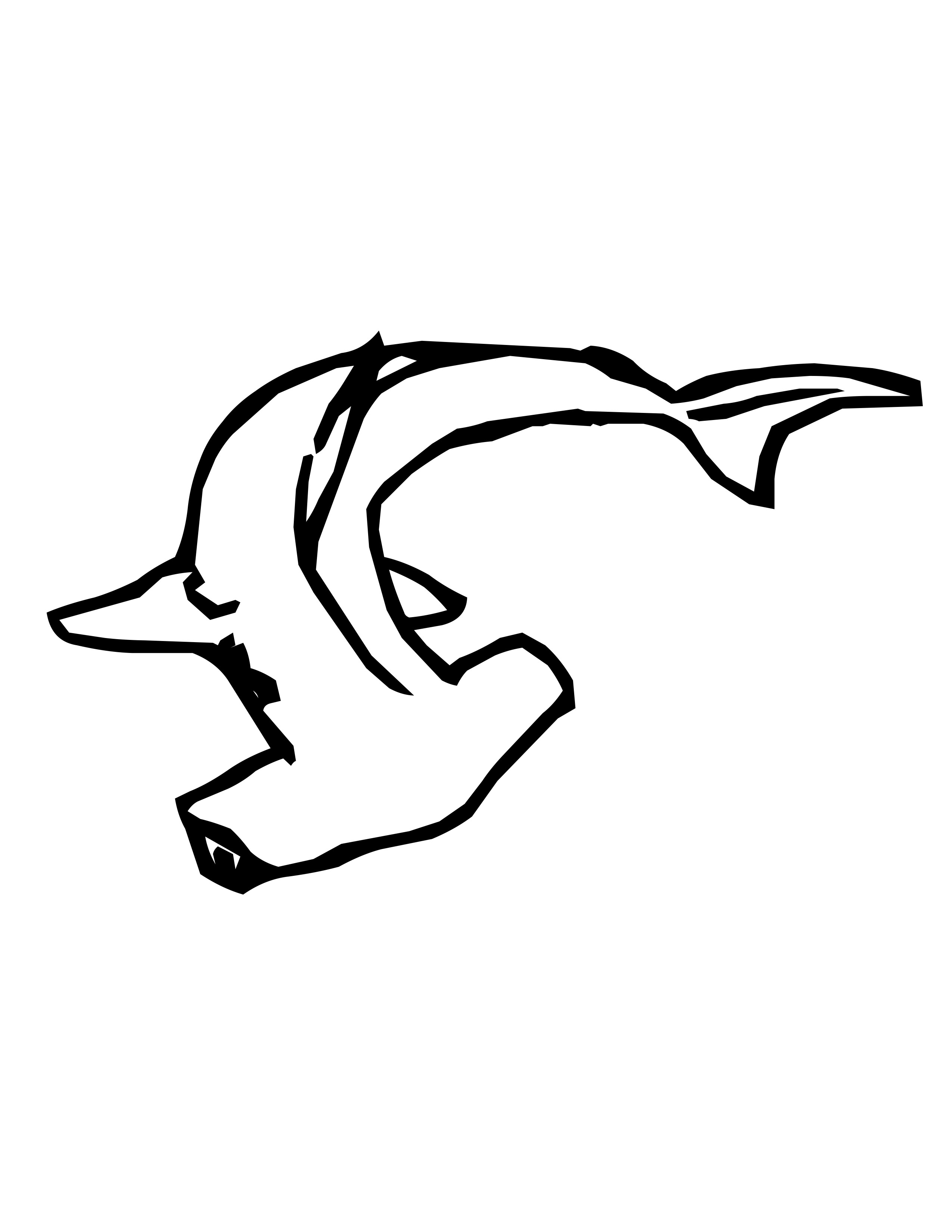 Coloriage d'un requin nageant dans l'océan