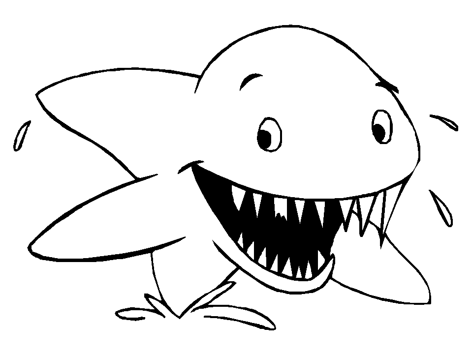 Requin en pleine nage dans les profondeurs marines