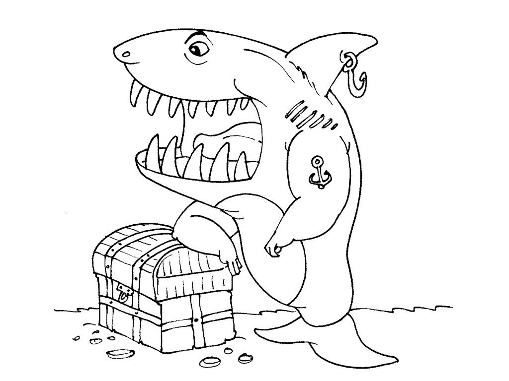 Un requin majestueux évoluant dans les profondeurs marines