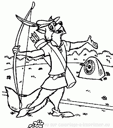 Robin des Bois en action dans la forêt