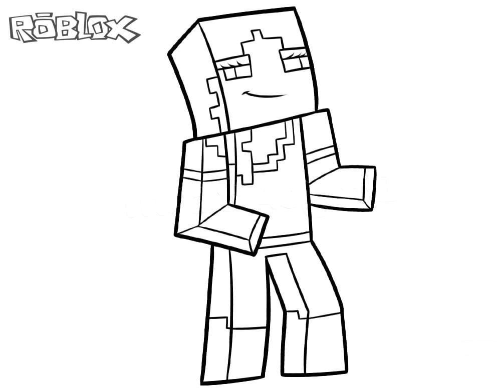 Un personnage de Roblox en pleine action dans un décor dynamique