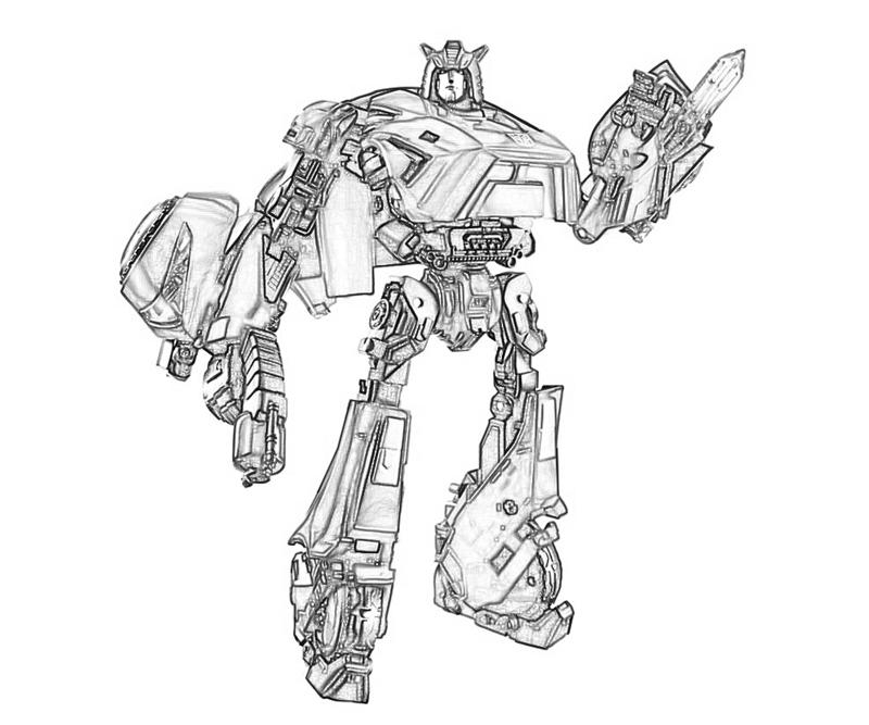 Coloriage d'un robot en pleine exploration dans un décor futuriste