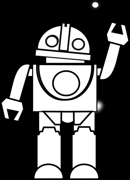 Un robot amical en pleine aventure dans un décor futuriste