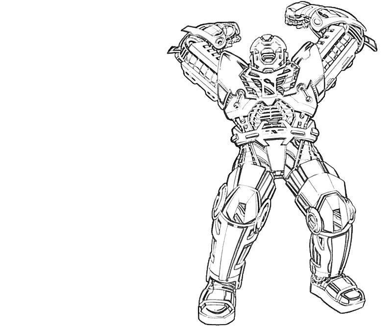 Un robot amusant prêt à être colorié dans un univers futuriste Un robot amusant prêt à être colorié dans un univers futuriste