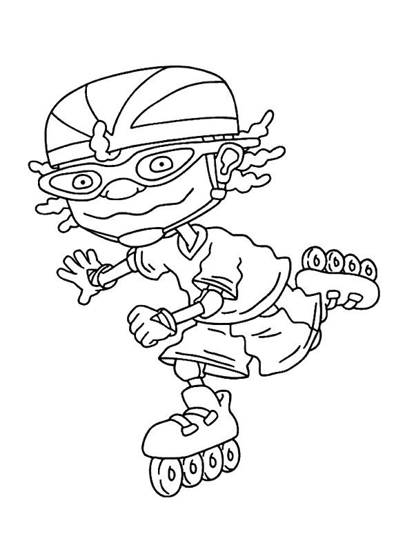 Personnages de Rocket Power en pleine action sur leur planche de surf