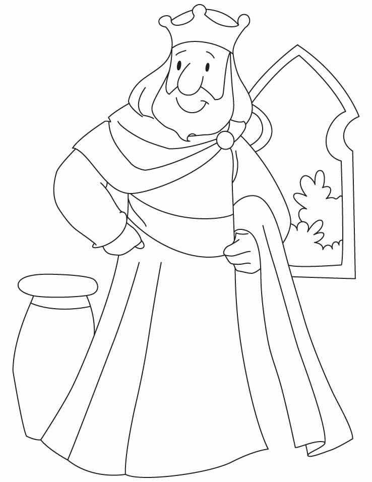 Un roi majestueux dans son royaume