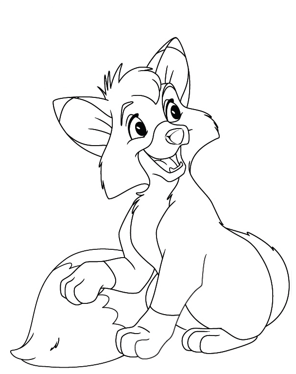 Coloriage Rox et Rouky #53094 à imprimer Coloriage Rox et Rouky #53094 à imprimer