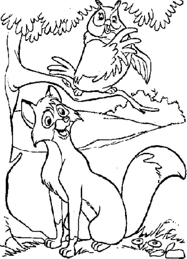 Coloriage Rox et Rouky #53099 à imprimer Coloriage Rox et Rouky #53099 à imprimer
